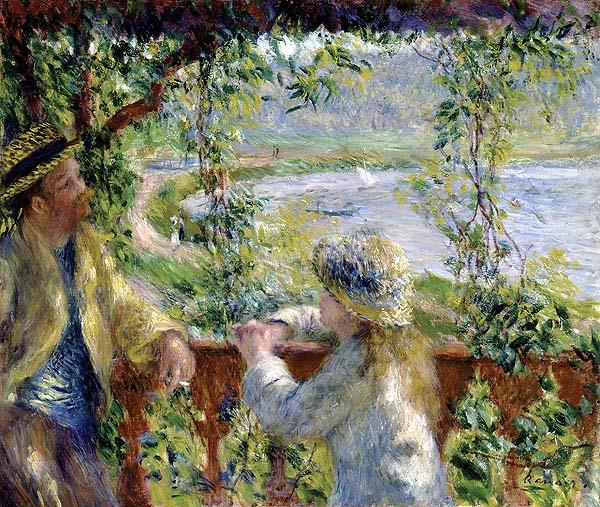 Pierre-Auguste Renoir By the Water, Norge oil painting art